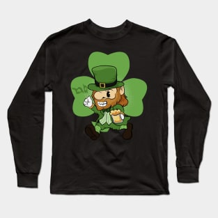 st patricks day character Long Sleeve T-Shirt